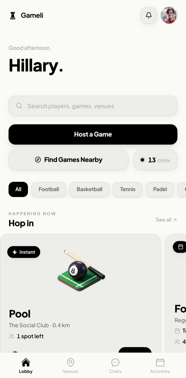Find your game